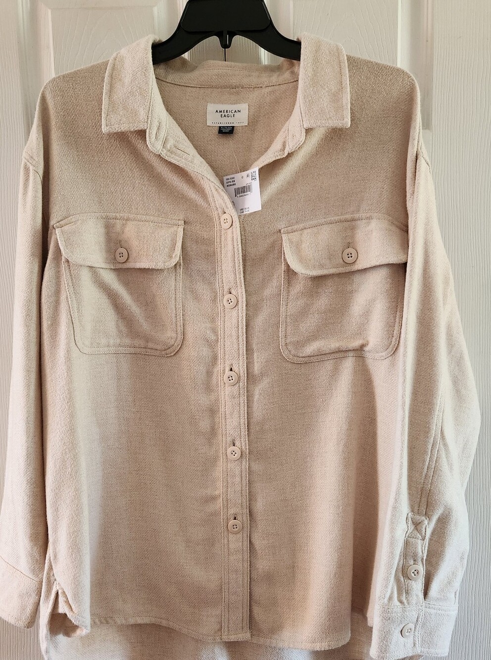NWT American Eagle Shirt Cotton Button Unisex XL